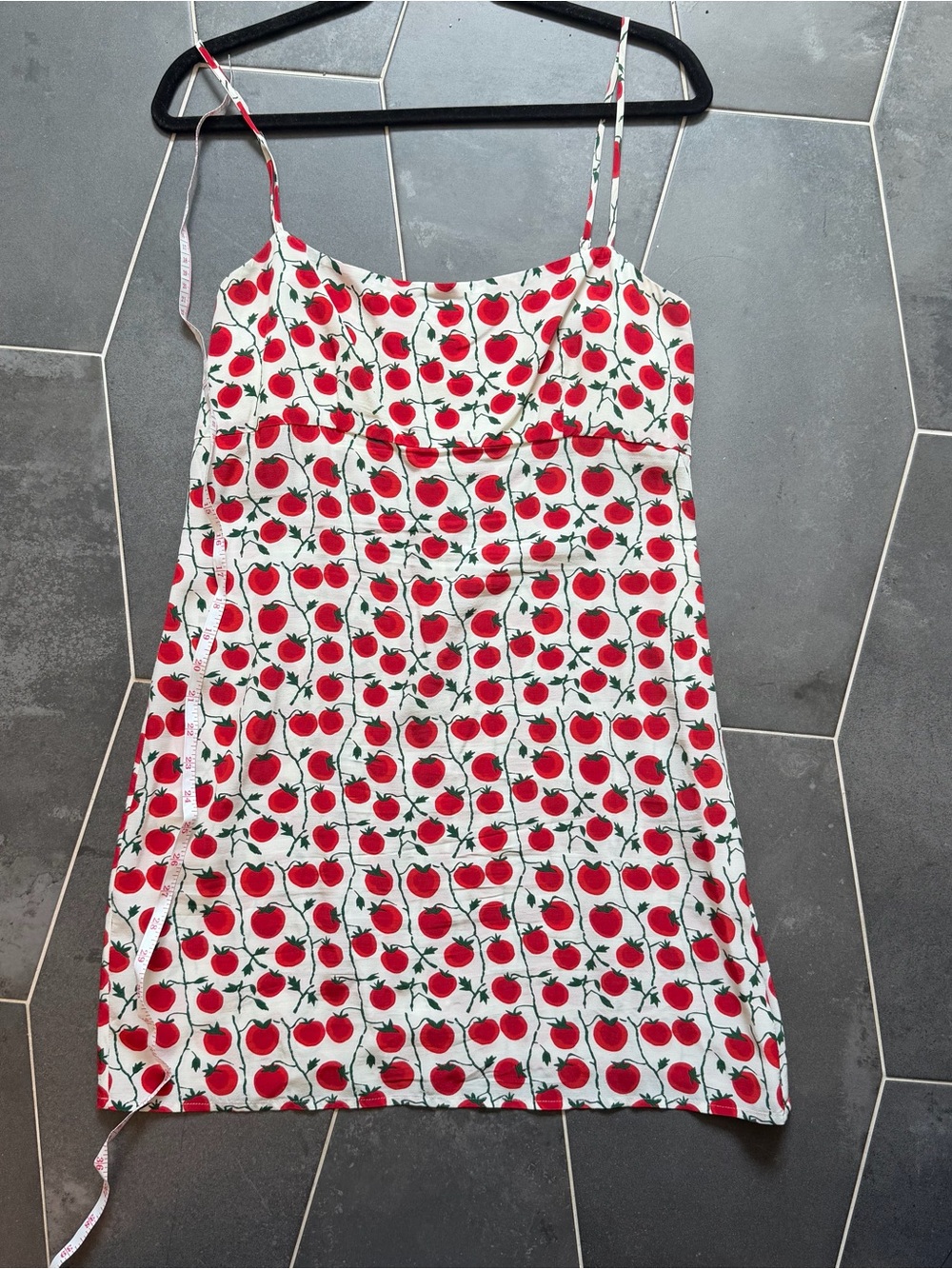 STAUD Remington Slip Dress - Tomatoes